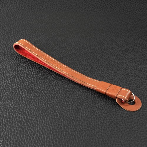 [루이지] Leather Hand Strap (no Pad) Cherry Red