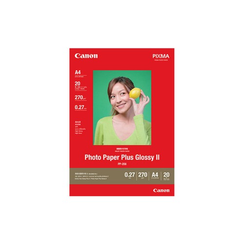 [CANON] Plus Glossy II 광택지 PP-208, A4, 20매